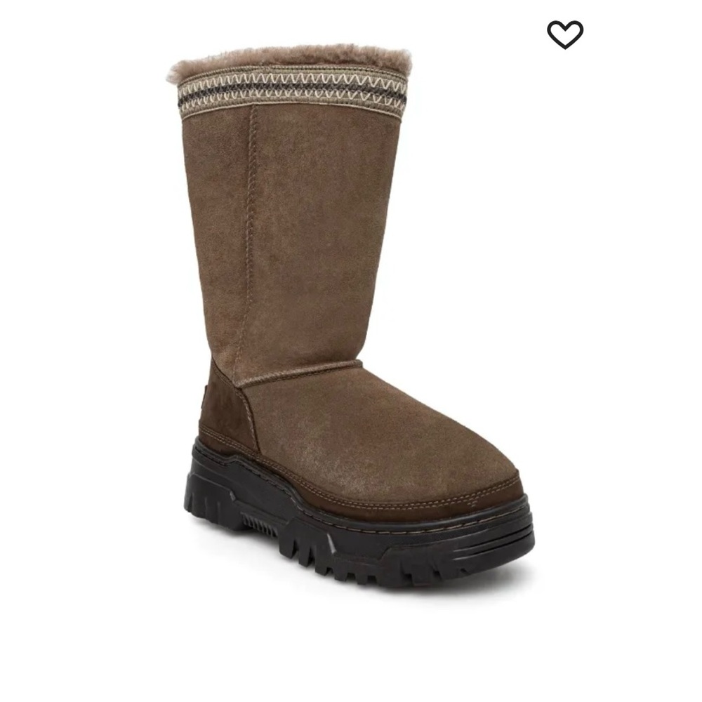 Brown Suede Women's Boots